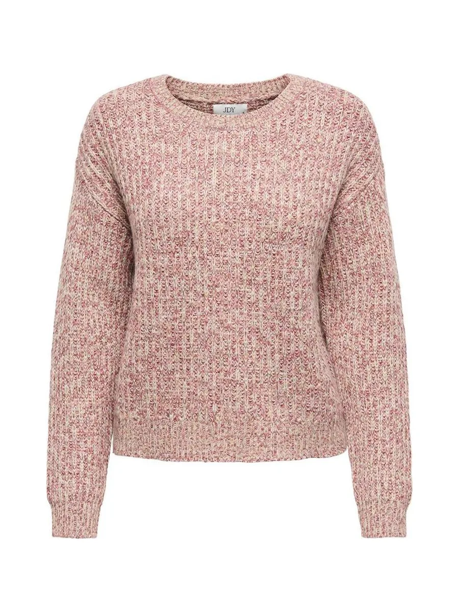 Pull Rose/Écru Femme JDY Yandi 2
