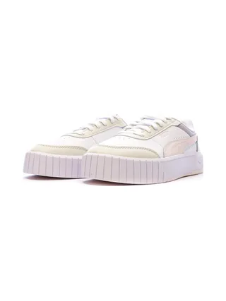 Baskets Blanches/Mauve Fille Puma Carina Mia 6