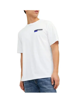 T-Shirt Blanc Garçon Jack & Jones Corpss 1