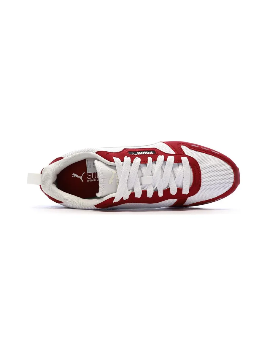 Baskets Blanches/Rouges Homme Puma R78 5