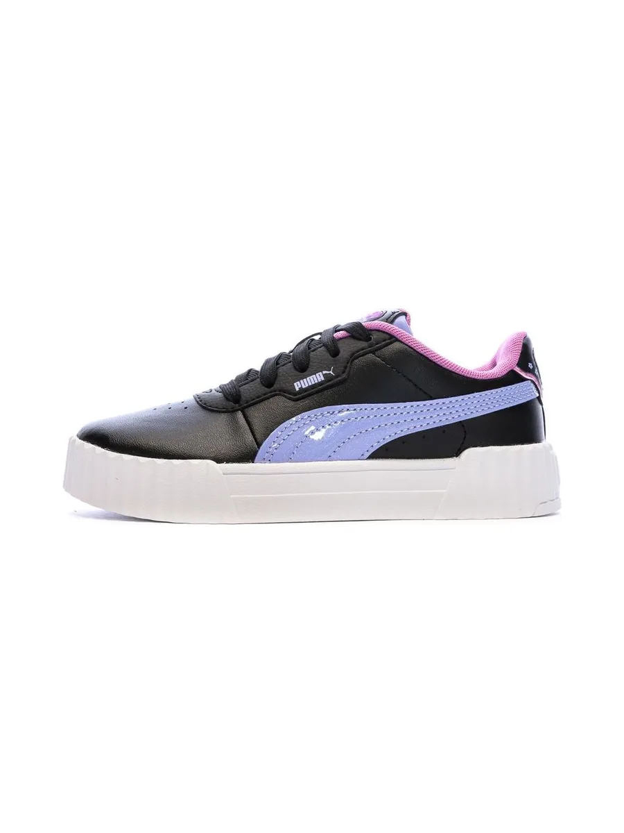 Baskets Noires/Mauves Fille Puma Carina 3.0 Jellyy 2