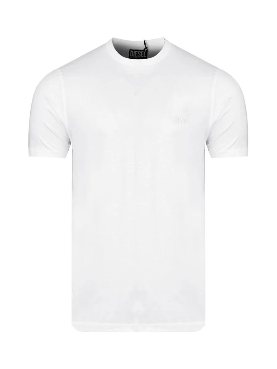 T-shirt Blanc Homme Diesel Just A18997 2
