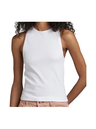 Débardeur Blanc Femme G Star Raw Racer Slim 1