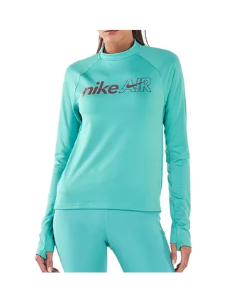 T-shirt Turquoise Femme Nike Midlayer 1