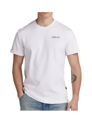 T-shirt Blanc Homme G-Star Raw D23897 1