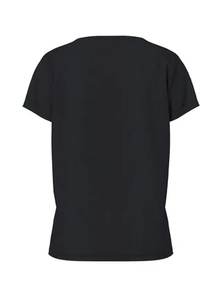 T-Shirt Noir Femme Pieces Pcoda 2