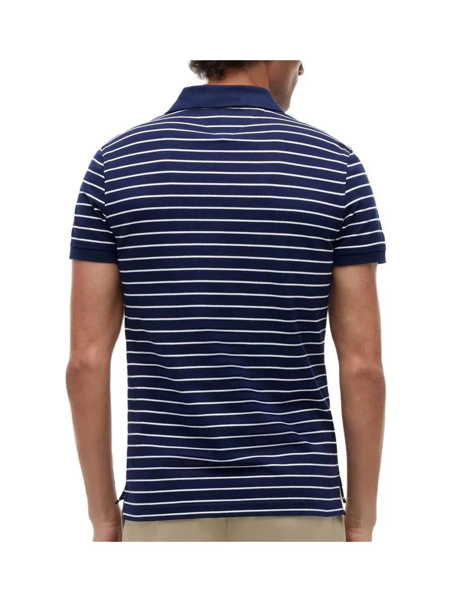 Polo Marine/Blanche Homme Tommy Hilfiger 1985 3