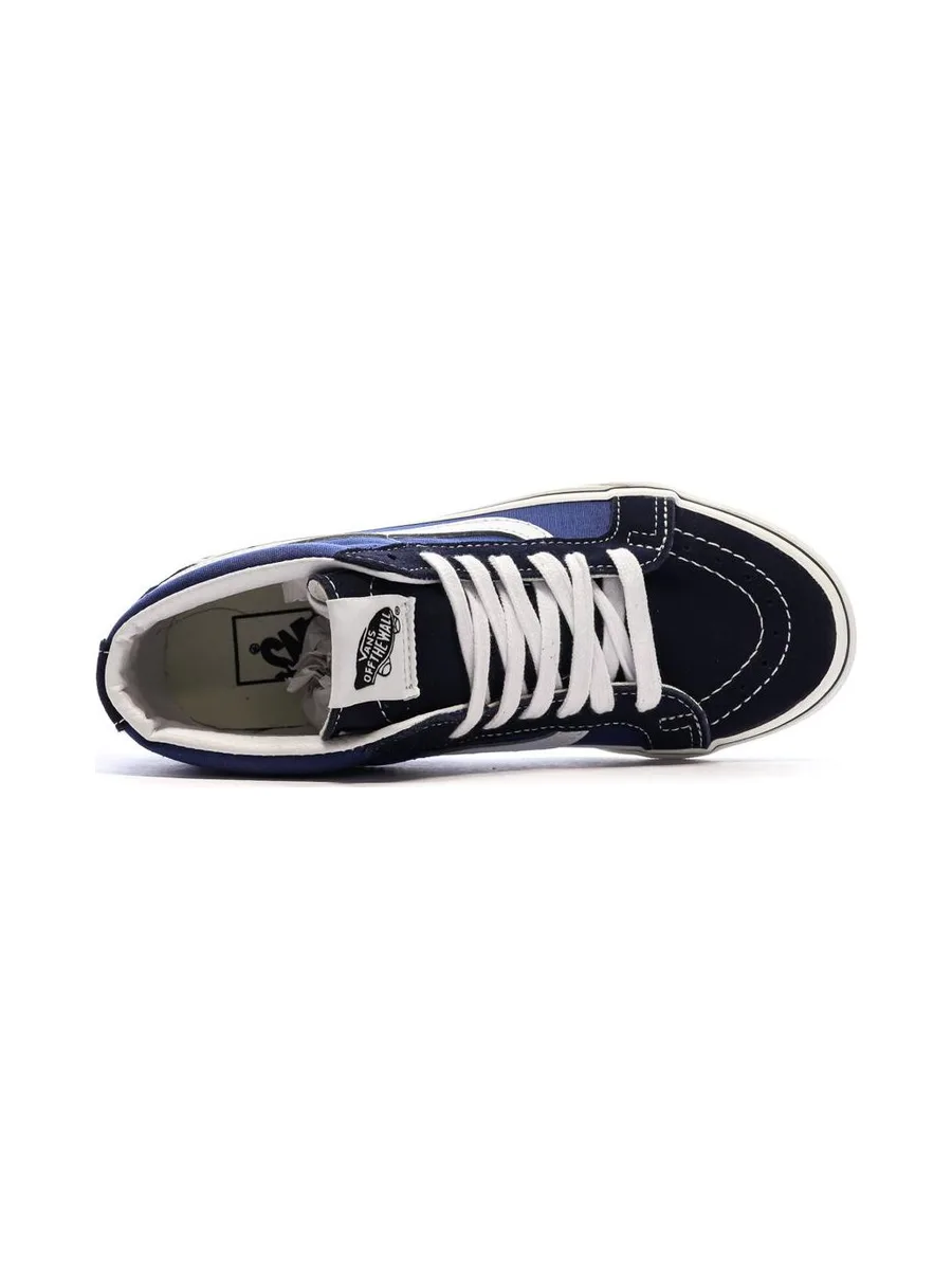 Baskets Bleu Mixte Vans Ua Sk8-mid Reissue 5