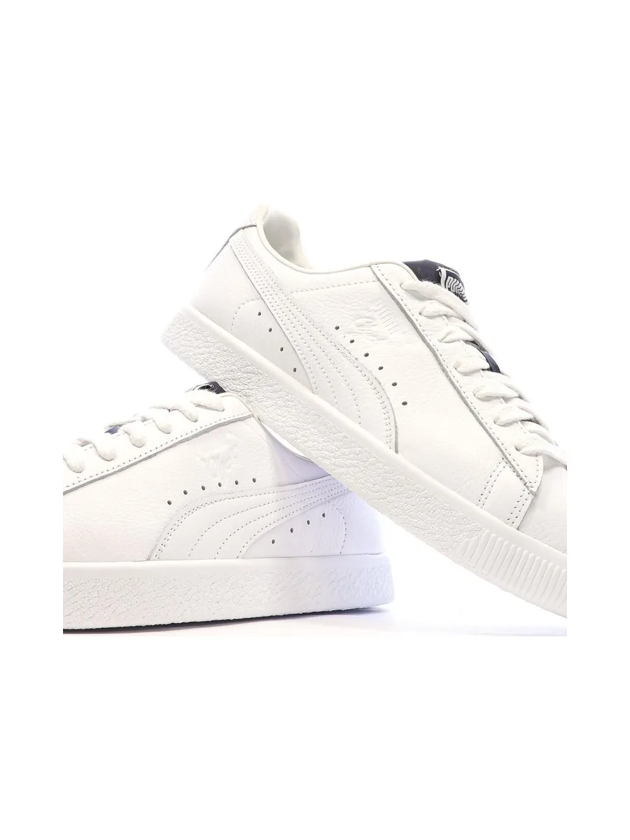 Baskets Blanches Homme Puma Clyde Varsity 7