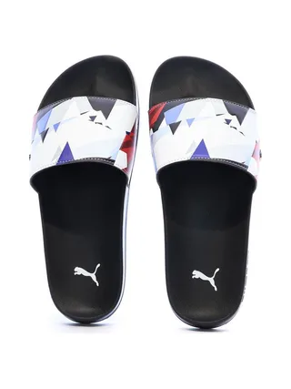 Claquettes Blanches/Noires Homme Puma 308368 3