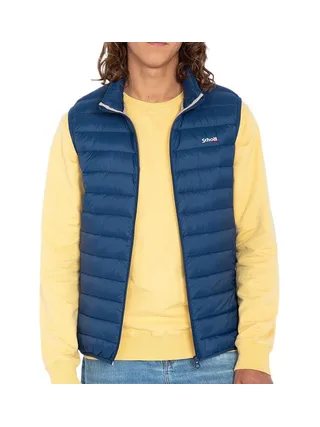 Doudoune Sans Manche Bleu Homme Schott OAKLANDVRS 1