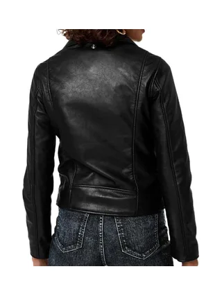 Veste en cuir Noir Femme Schott Lcw8615 2