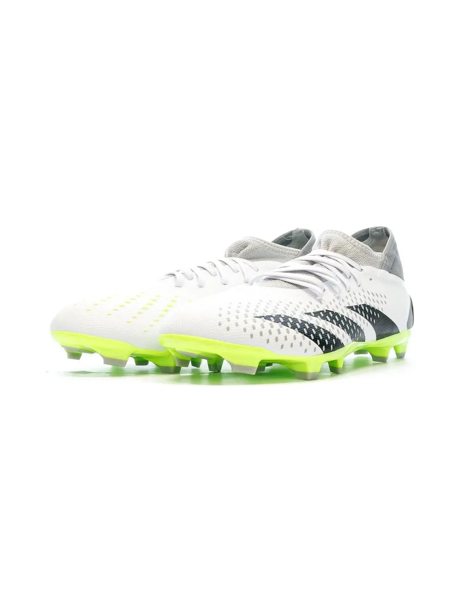 Chaussures de foot Blanc/Vert Homme Predator Accuracy.3 FG 7