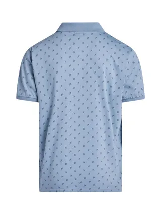 Polo Bleu Homme Fila Hart Faded 2