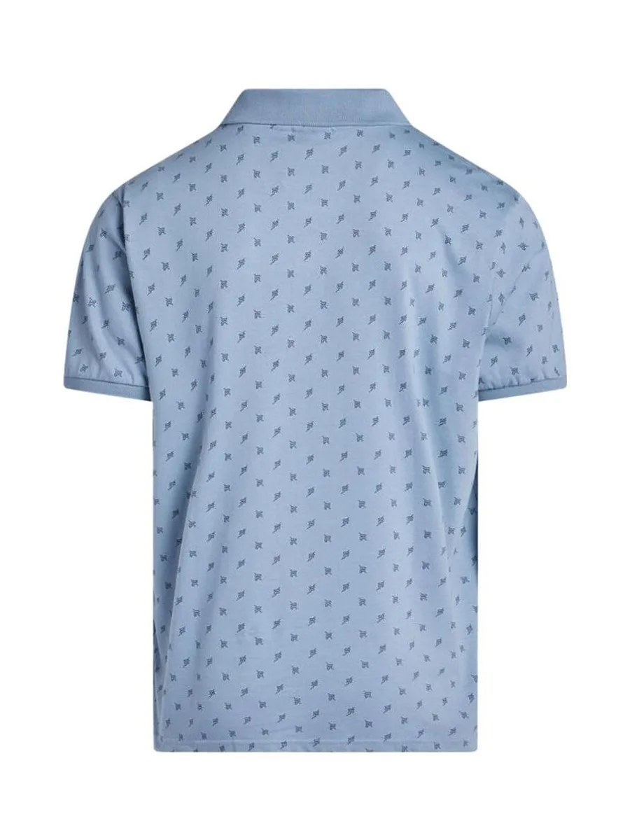 Polo Bleu Homme Fila Hart Faded 3