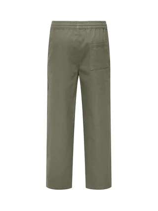 Pantalon fluide Kaki Homme Only & Sons Bologna 2
