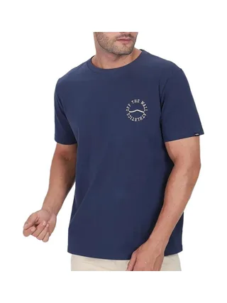 T-Shirt Marine Homme Vans Relaxed 1