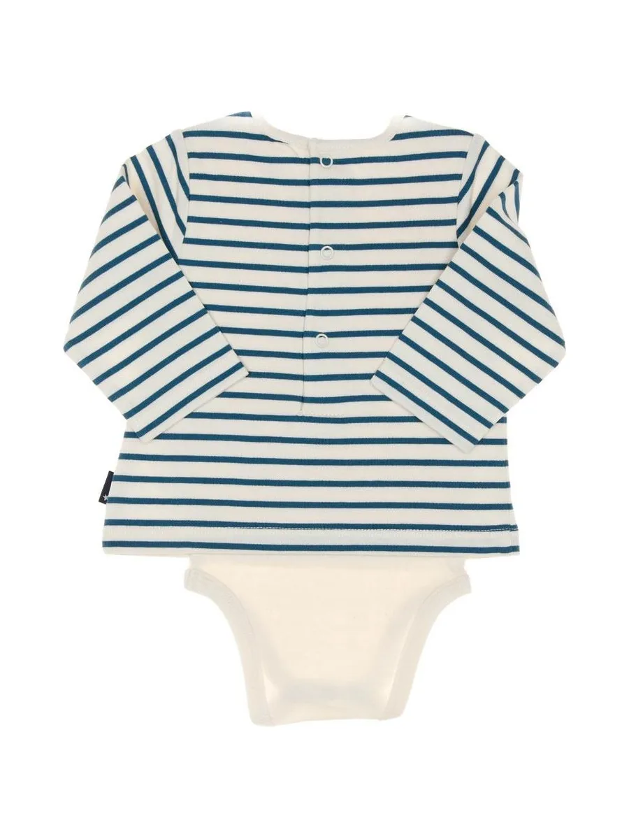 Body t-shirt Turquoise/Beige Garçon EOM Vabody 2