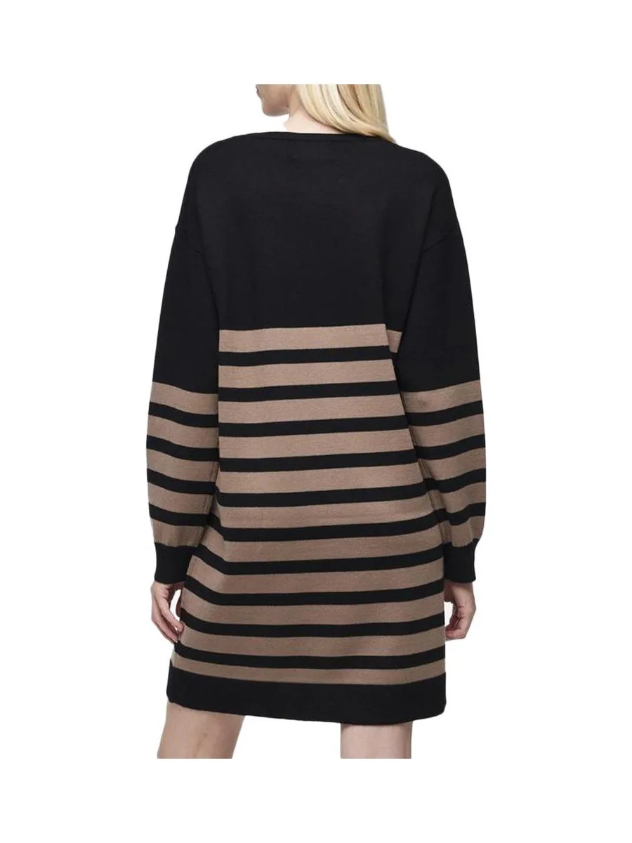 Robe Noir/Marron Femme Pieces Penelope 2