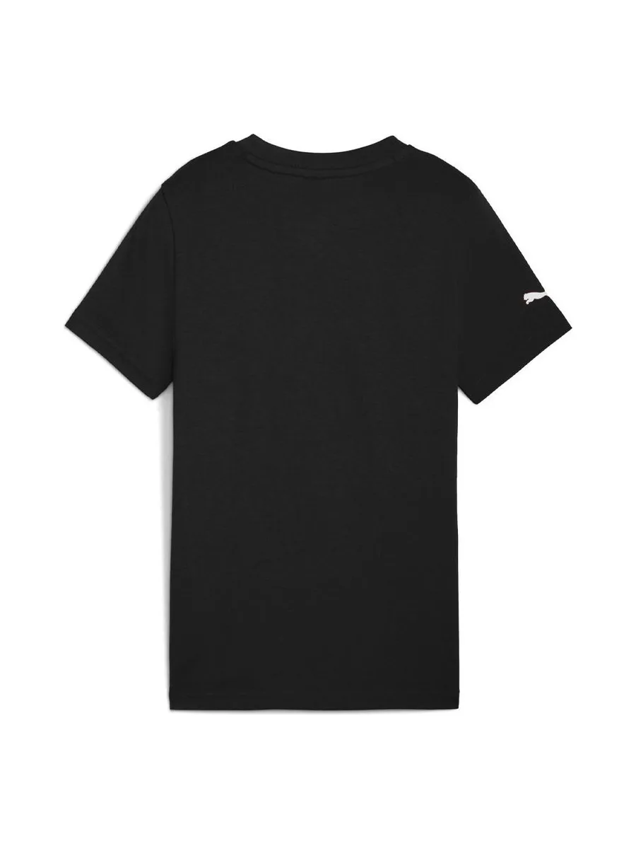 T-Shirt Noir Garçon Puma Ferrari Kids Colored 3