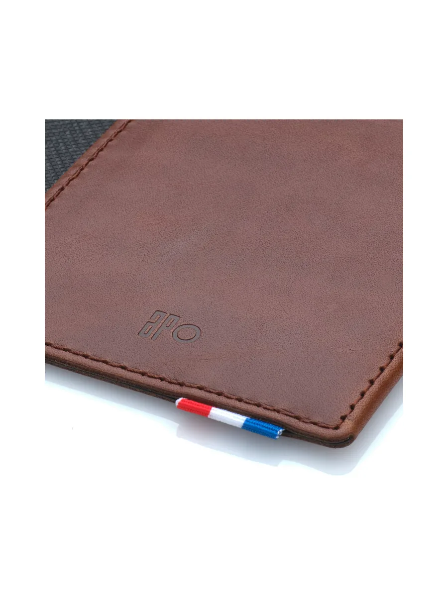 JOCE - Porte-cartes vertical à poche en liège - Naturel 52