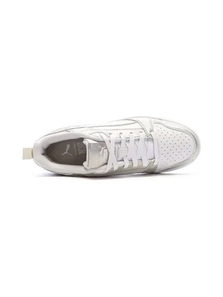 Baskets Blanc/Argent Femme Puma Rebound V6 Low Metal 4