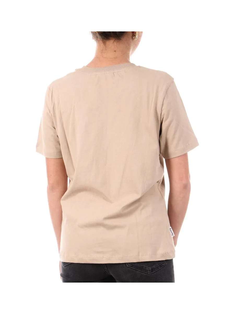 T-Shirt Beige Femme Superdry W1011644A 3