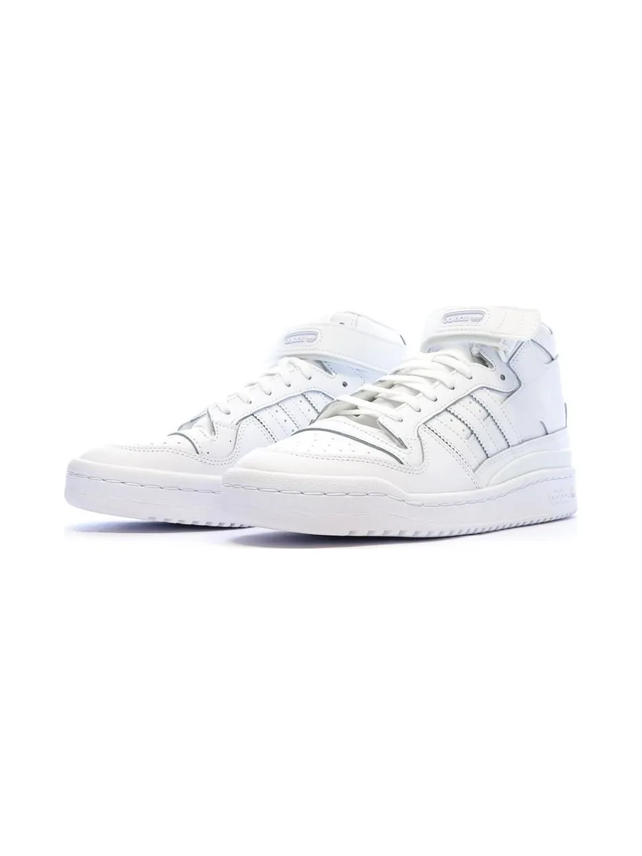 Baskets Blanches Homme Adidas Forum Mid 7