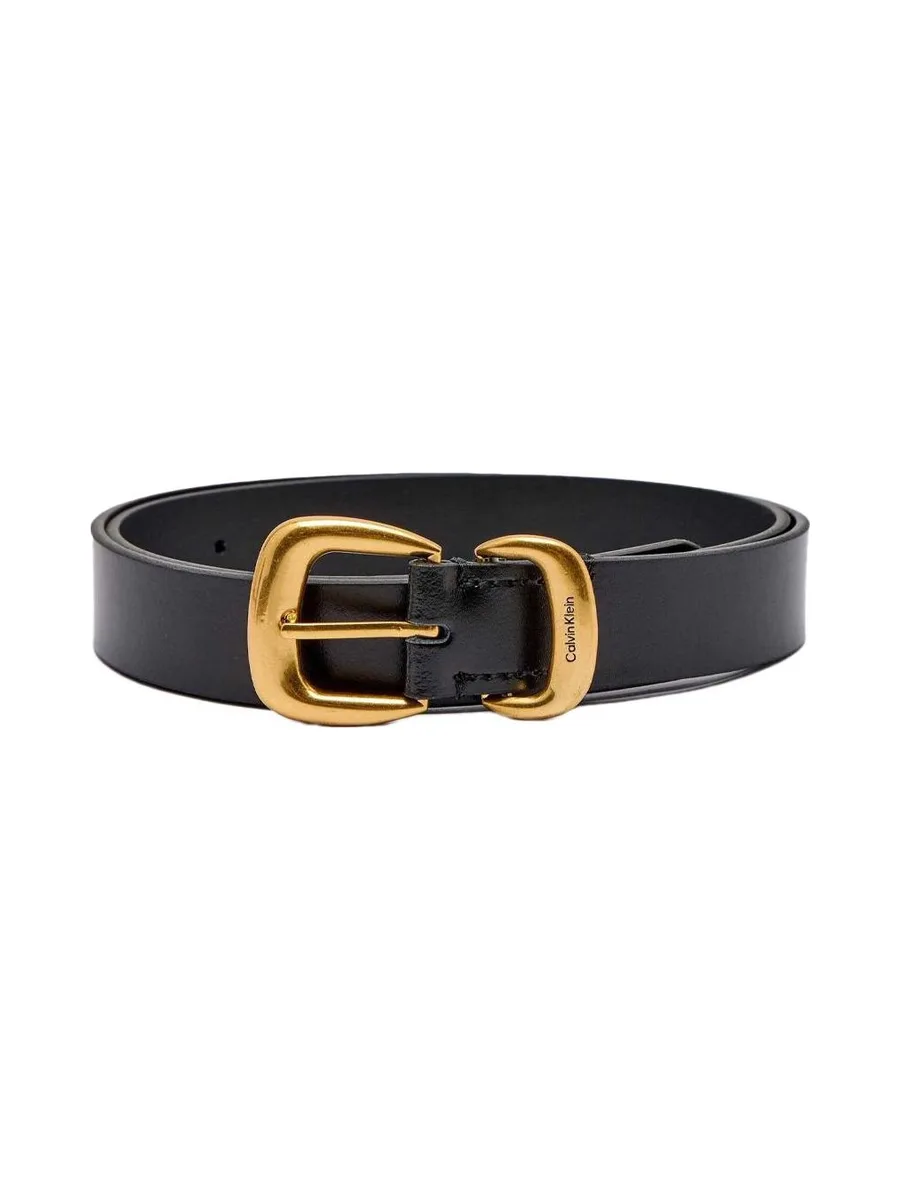 Ceinture Noire Femme Calvin Klein Jeans LV04K7012G - T 2
