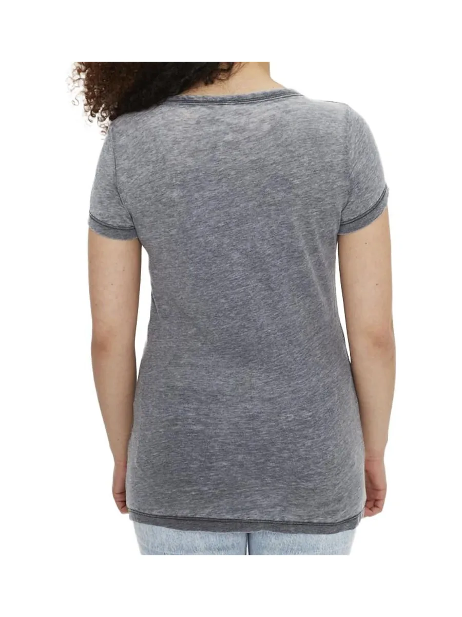 T-shirt Gris Femme Only Wrongly 3