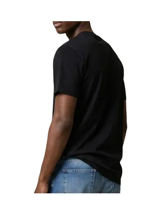 T-shirt Noir Pomme Homme Tommy Hilfiger Tjm Slim Linear 2