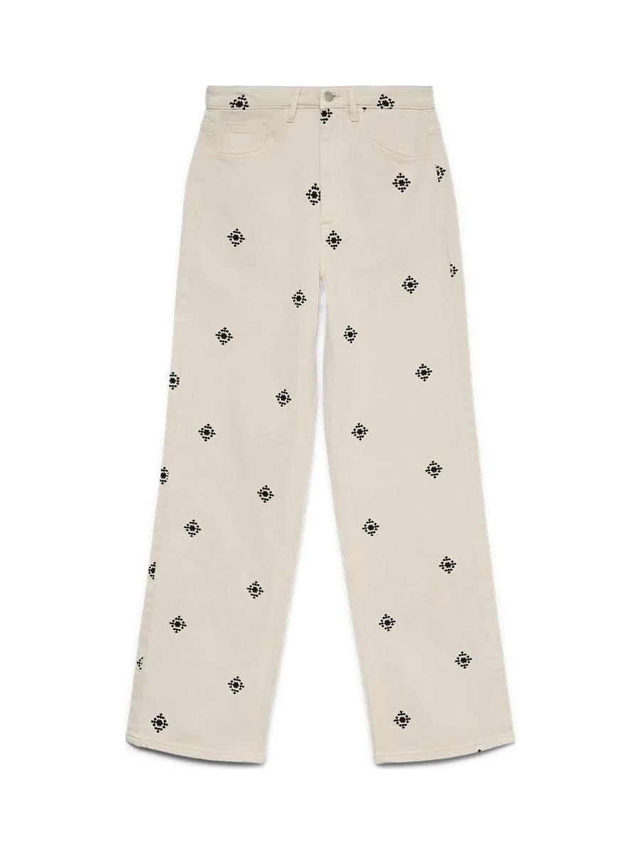 Jean Beige Femme Vero Moda Tessa 1