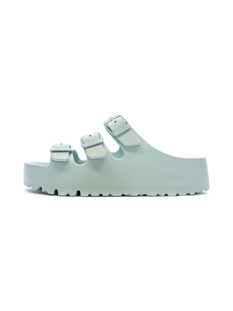 Sandales Vert d'eau Femme Birkenstock Florida Flex 2