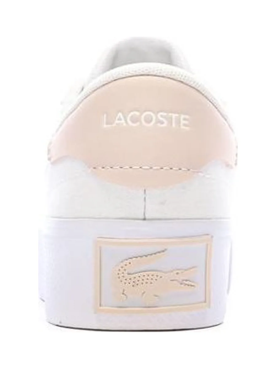 Baskets Blanches/Roses Femme Lacoste Ziane Platform 4