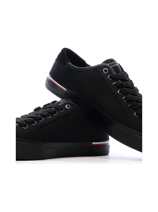 Baskets Noires Homme Tommy Hilfiger Core Corporate Vulcs 7
