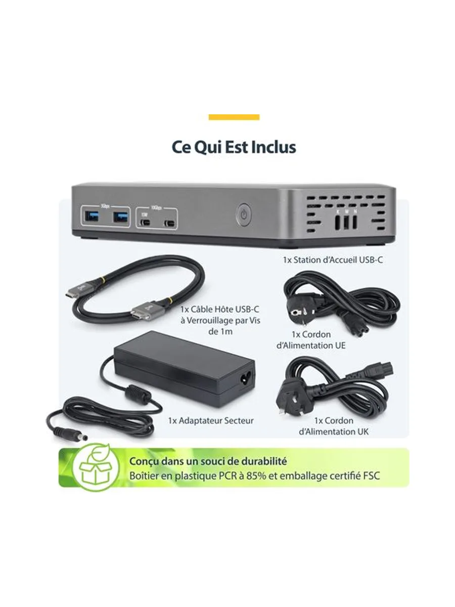 StarTech.com 196UE-USBC-DOCK laptop dock/port replicator 11