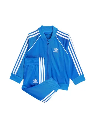 Survêtements Bleu/Blanc Garçon Adidas Tracksuit 2