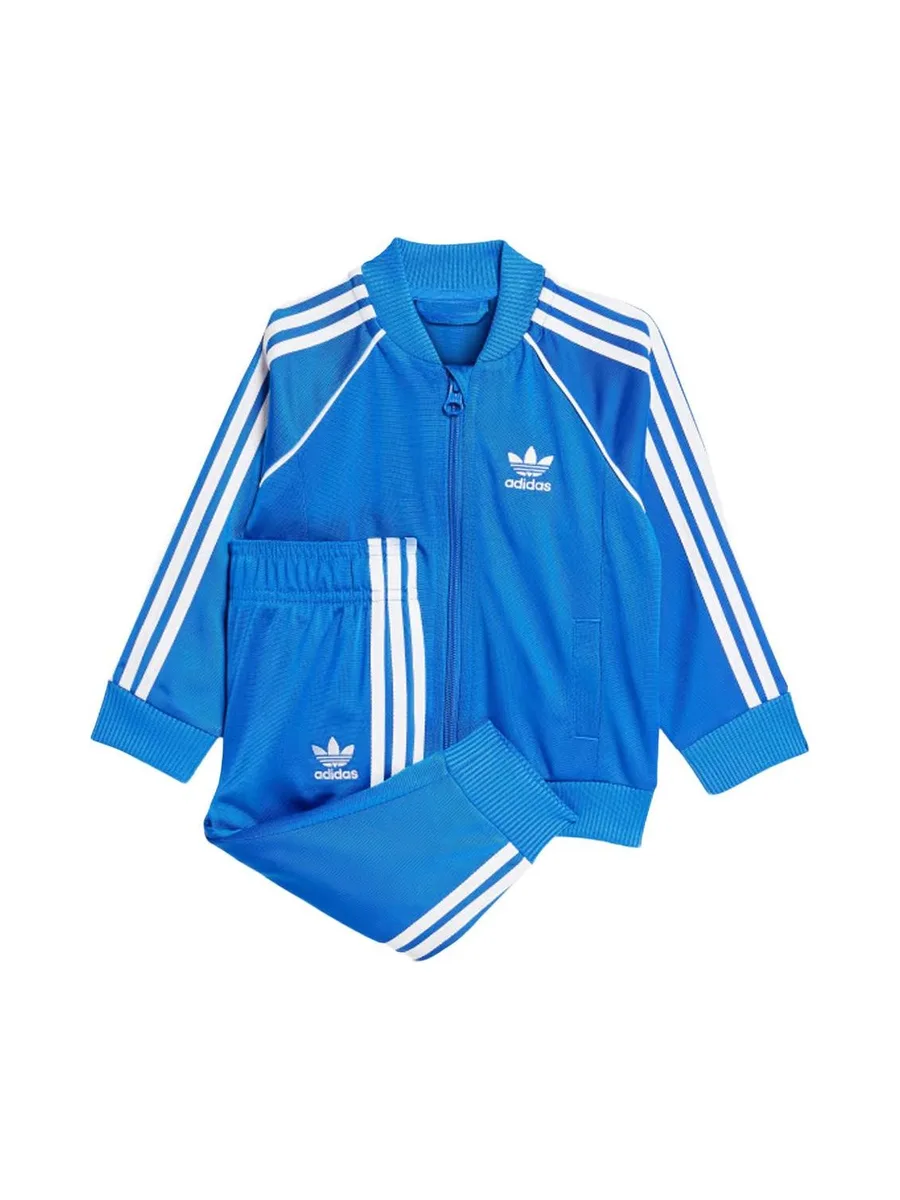 Survêtements Bleu/Blanc Garçon Adidas Tracksuit 3