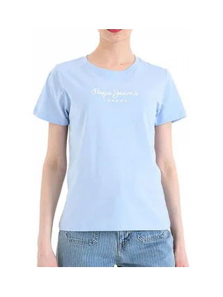 T-Shirt Bleu Femme Pepe jeans Pjl L 1
