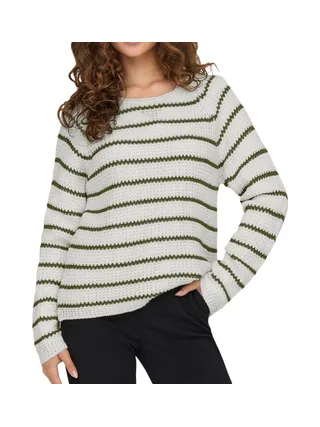 Pull Blanc/Vert Femme JDY Ellen 1