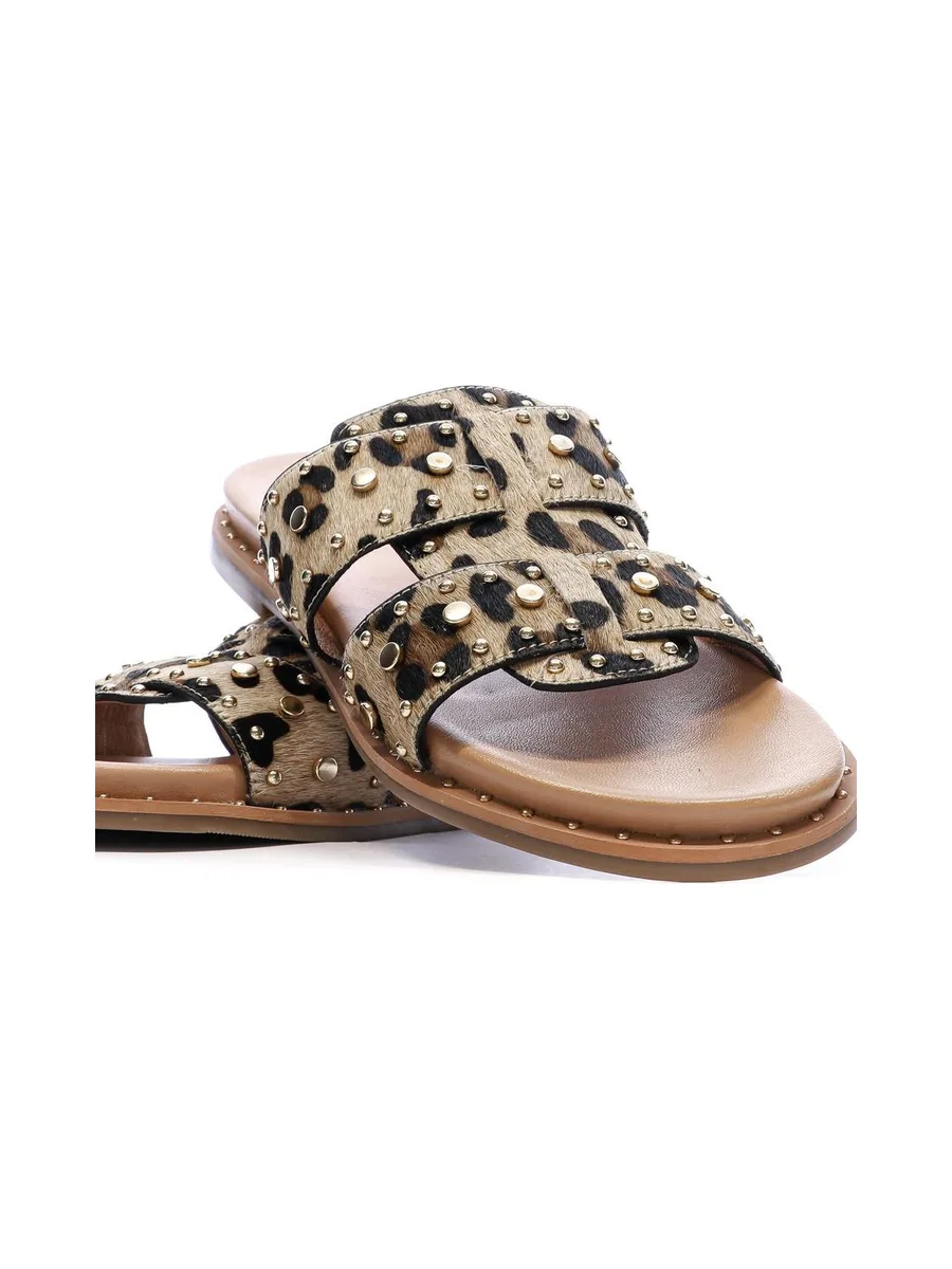 Sandales Noir/Marron Femme Carmela Brida 8
