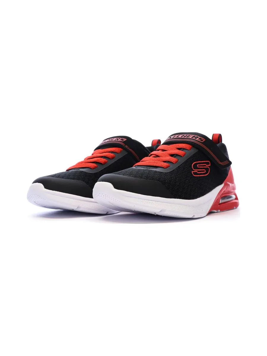 Baskets Noir/Rouge Garçon Skechers Microspec Max-Gorvix 7