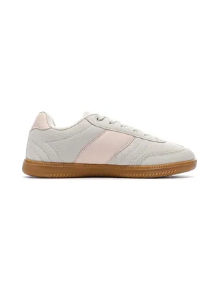 Baskets Gris/Rose Femme Kappa Mattea Suede 2