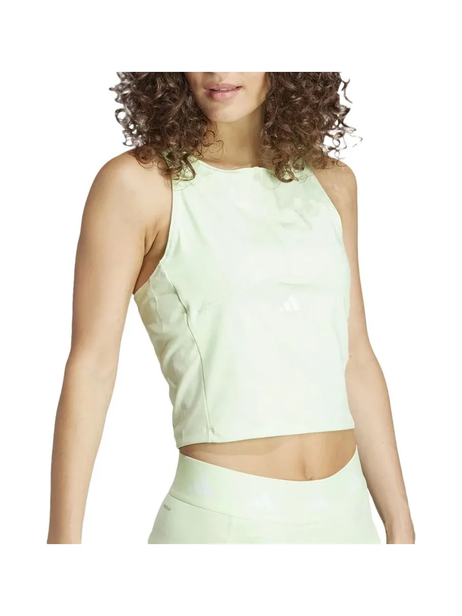 Haut Vert Femme Adidas Print Cro 1