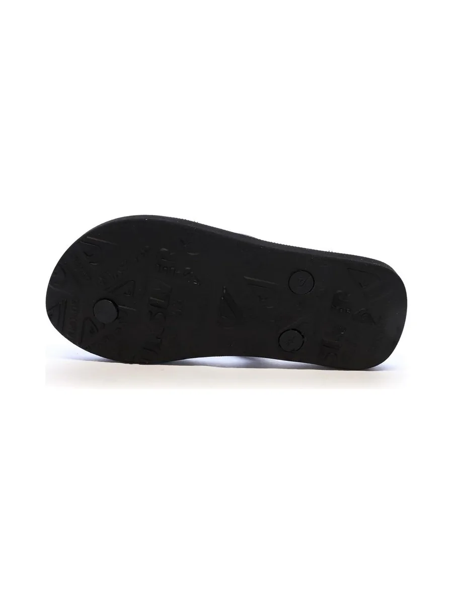 Tongs Noir/Blanc Garçon Quiksilver Java 2