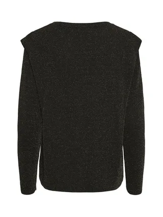 T-Shirt Manches Longues Noir Femme Pieces Nora 2