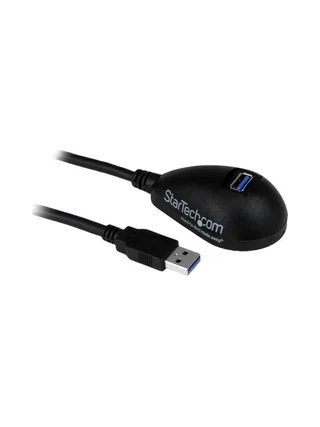 5ft Black USB 3 Desktop Extension Cable 1