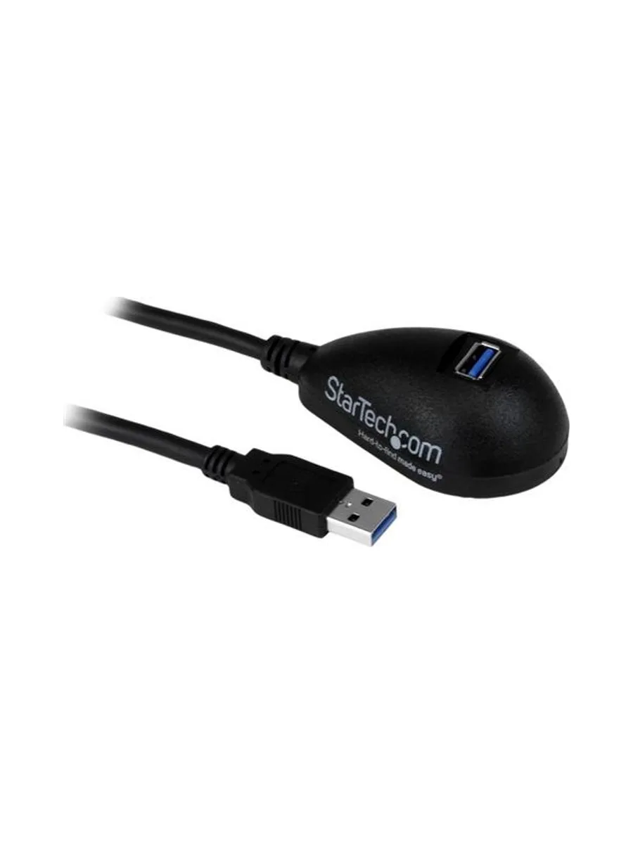 5ft Black USB 3 Desktop Extension Cable 1