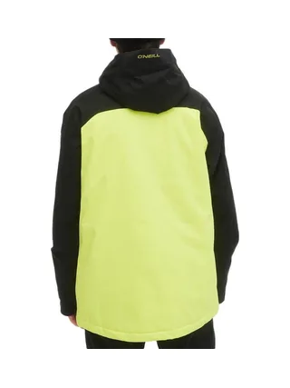Manteau de ski Jaune Fluo/Noir Homme O'Neill Total Disorder 2