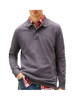 Polo Gris Foncé Homme Tommy Hilfiger DM0DM20232 1